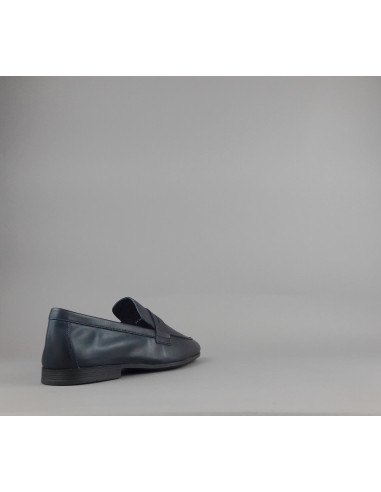 Frau --- Mocassino Destrutturato Uomo Pelle Blu Scuro