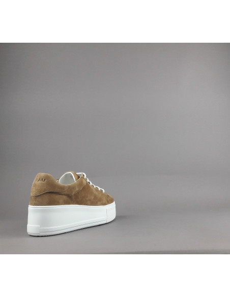 Frau --- Sneakers Platform Donna Camoscio Marrone Chiaro