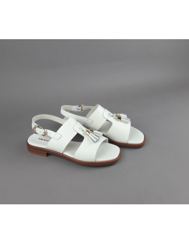 Frau --- Sandalo Donna Pelle Bianco
