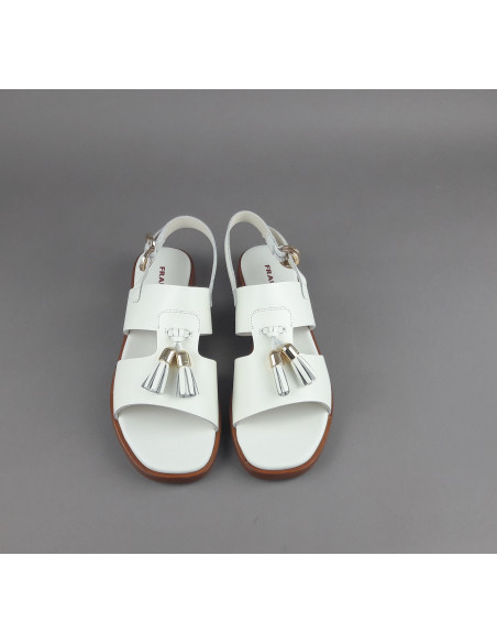 Frau --- Sandalo Donna Pelle Bianco