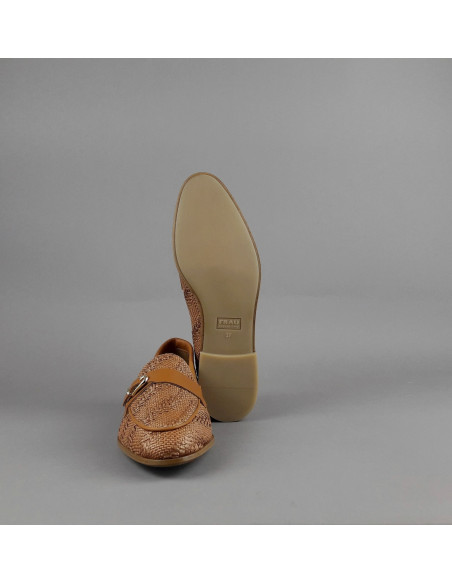 Frau --- Mocassino Donna Rafia Marrone Chiaro