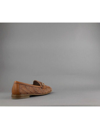 Frau --- Mocassino Donna Rafia Marrone Chiaro