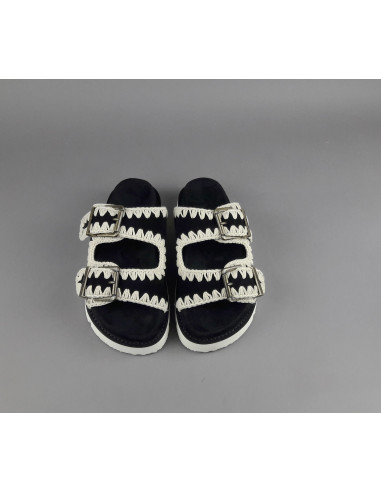 Mou --- Sandalo Donna Camoscio Nero