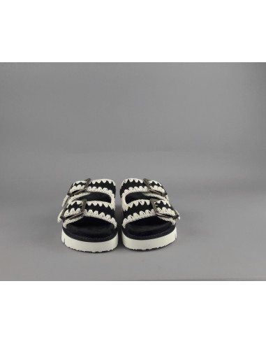 Mou --- Sandalo Donna Camoscio Nero