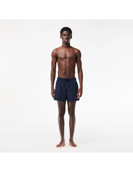 Lacoste --- Costume Mare Uomo Nylon Blu Scuro