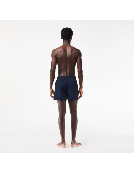 Lacoste --- Costume Mare Uomo Nylon Blu Scuro