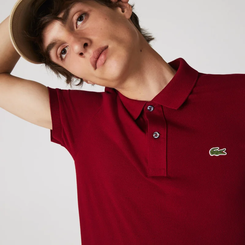 Lacoste --- Polo Uomo Slim Fit Bordeaux