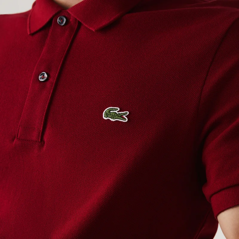 Lacoste --- Polo Uomo Slim Fit Bordeaux