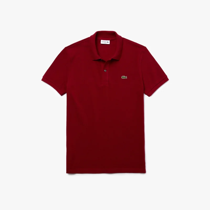 Lacoste --- Polo Uomo Slim Fit Bordeaux