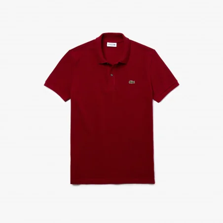 Lacoste --- Polo Uomo Slim Fit Bordeaux