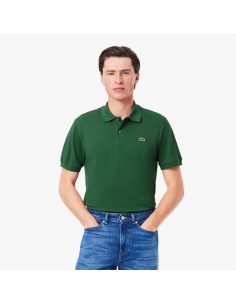 Lacoste --- Polo Light Stretch Uomo Verde Scuro