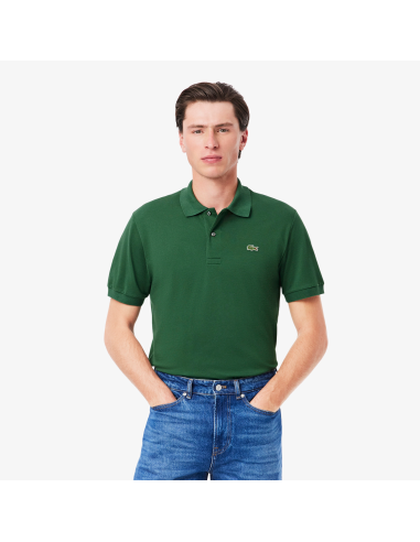 Lacoste --- Polo Light Stretch Uomo Verde Scuro
