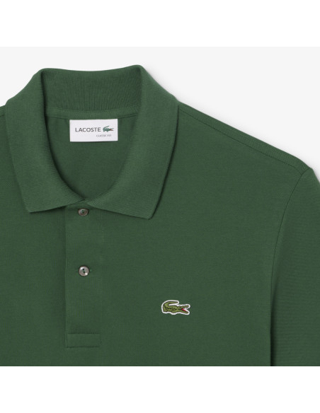 Lacoste --- Polo Light Stretch Uomo Verde Scuro