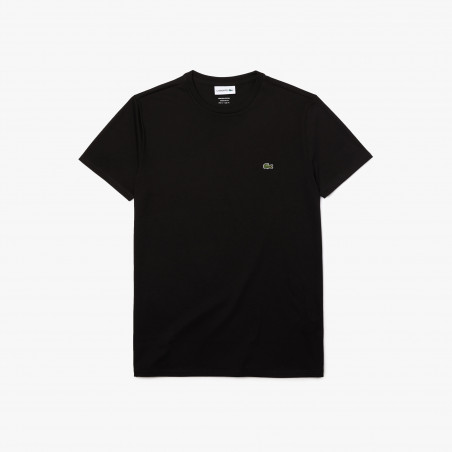 Lacoste --- T-Shirt Cotone Pima Nero