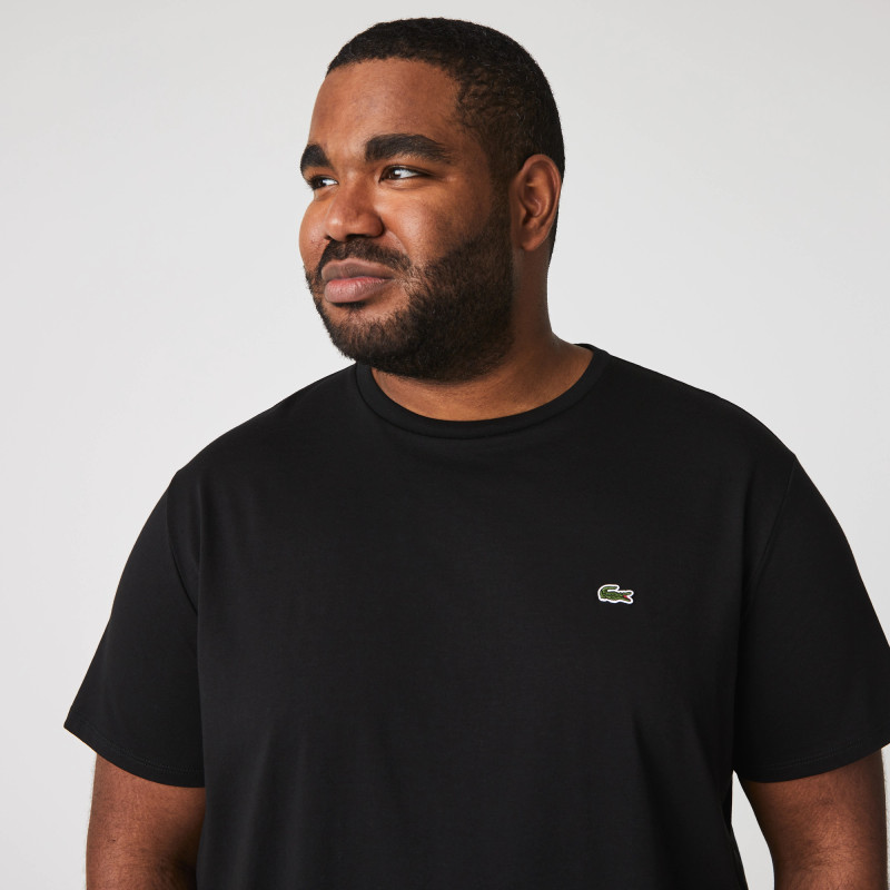 Lacoste --- T-Shirt Cotone Pima Nero