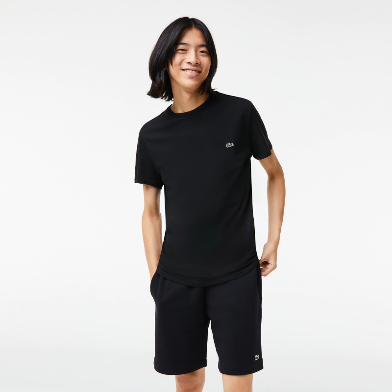 Lacoste --- T-Shirt Cotone Pima Nero