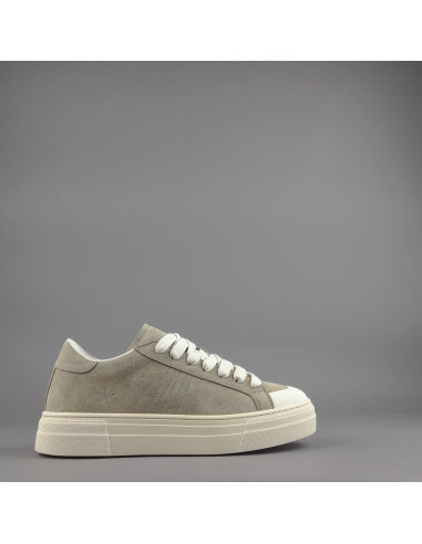 Demna --- Sneakers Uomo Camoscio Beige Opaco