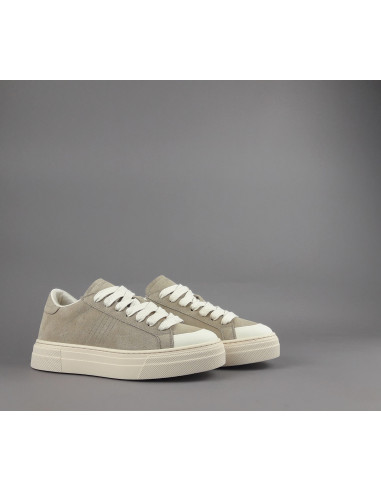 Demna --- Sneakers Uomo Camoscio Beige Opaco