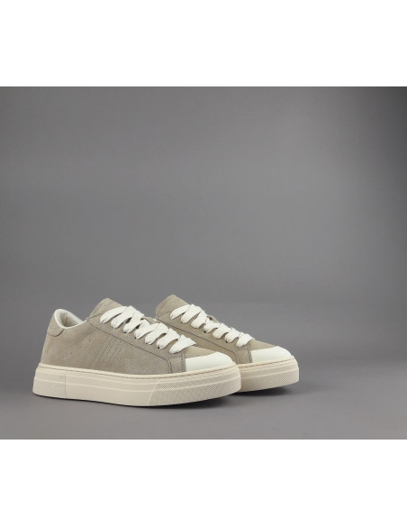 Demna --- Sneakers Uomo Camoscio Beige Opaco