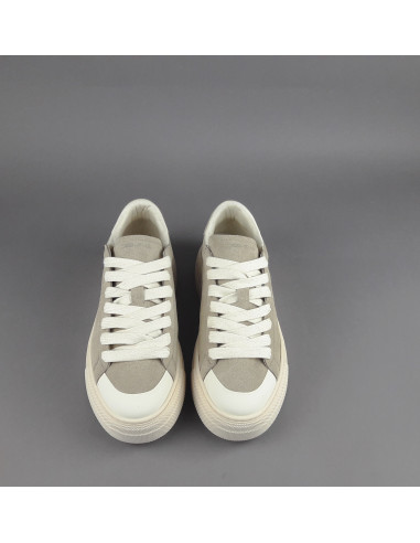 Demna --- Sneakers Uomo Camoscio Beige Opaco