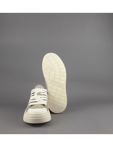 Demna --- Sneakers Uomo Camoscio Beige Opaco