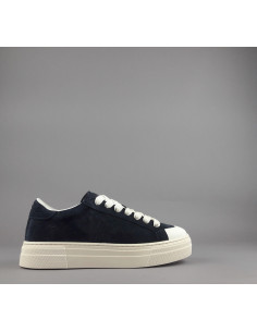 Demna --- Sneakers Uomo Camoscio Blu Scuro