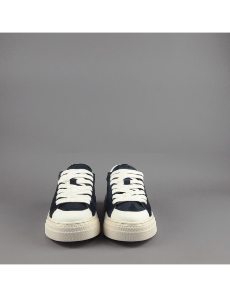 Demna --- Sneakers Uomo Camoscio Blu Scuro