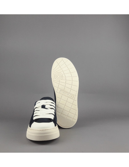 Demna --- Sneakers Uomo Camoscio Blu Scuro