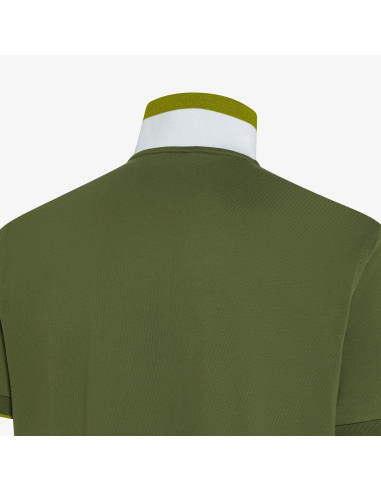 Sun 68 --- Polo Uomo Pocket Verde Militare