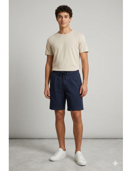 Woolrich --- Bermuda Uomo Cotone Blu Scuro