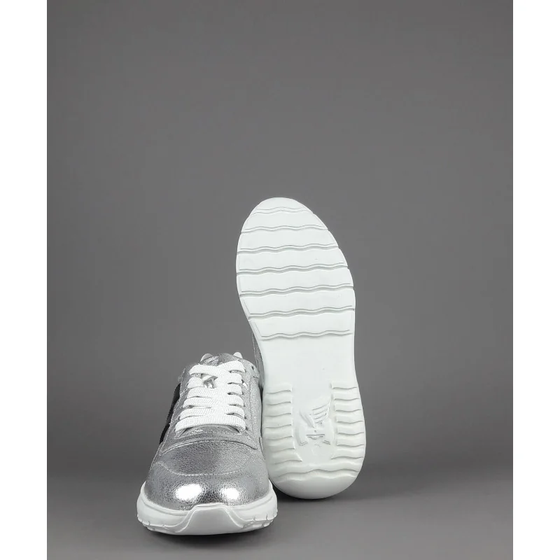 Hogan Interactive3 Donna Pelle Metal Argento H Pelle Nero Prezzo 320,00