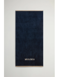 Woolrich --- Telo Mare Cotone Blu Scuro