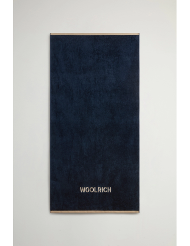 Woolrich --- Telo Mare Cotone Blu Scuro