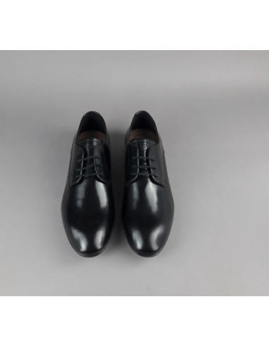 Frau --- Derby Uomo Pelle Spazzolata Nero