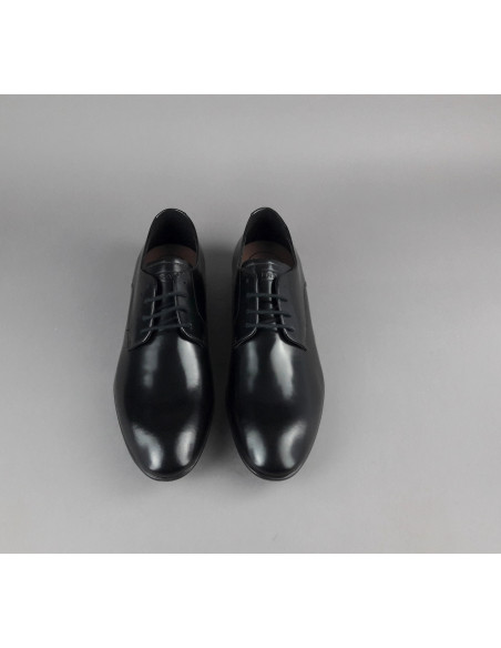 Frau --- Derby Uomo Pelle Spazzolata Nero