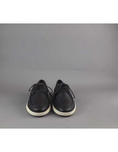 Frau --- Mocassino Barca Uomo Pelle Marrone Scuro