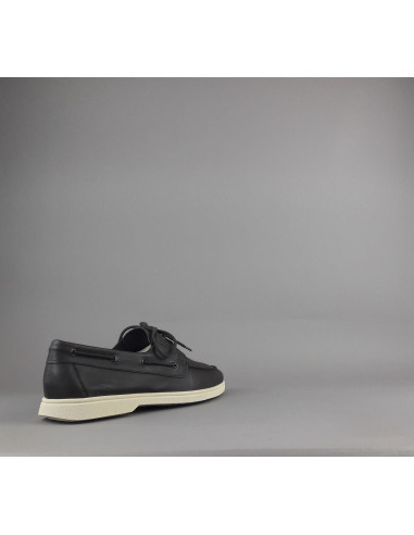 Frau --- Mocassino Barca Uomo Pelle Marrone Scuro