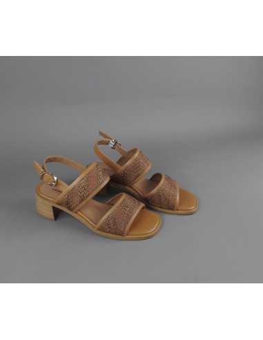 Frau --- Sandalo Donna Pelle Marrone