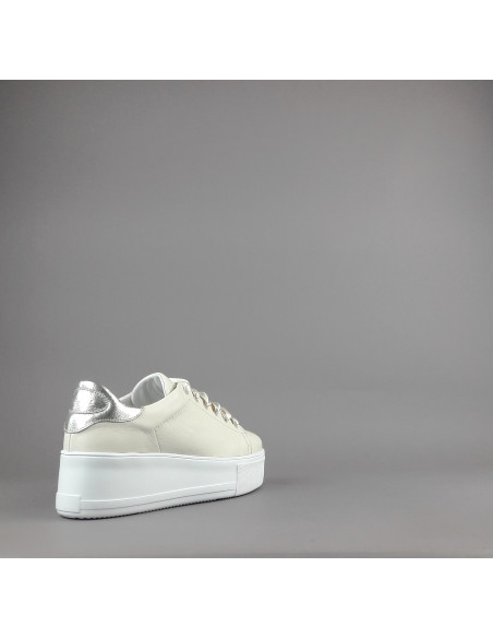 Frau --- Sneakers Platform Donna Pelle Avorio
