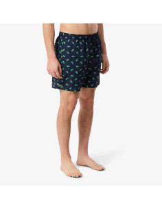 Lacoste --- Costume Mare Uomo Nylon Blu Scuro