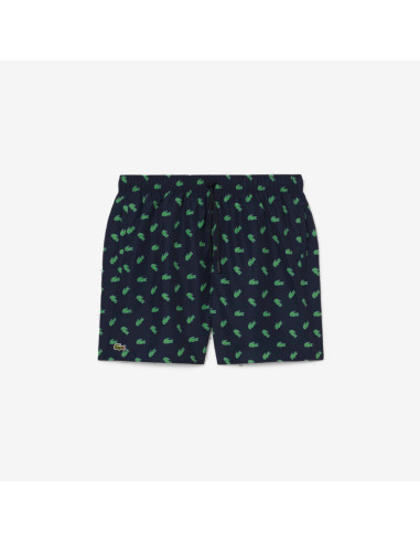 Lacoste --- Costume Mare Uomo Nylon Blu Scuro