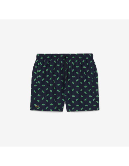 Lacoste --- Costume Mare Uomo Nylon Blu Scuro