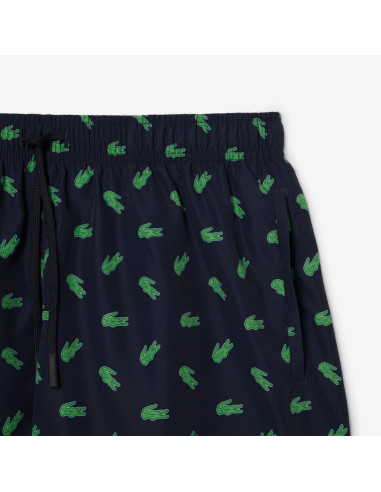 Lacoste --- Costume Mare Uomo Nylon Blu Scuro