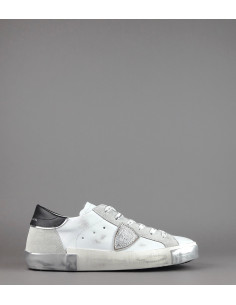 Philippe Model --- Sneakers Uomo Paris x Pelle Bianco