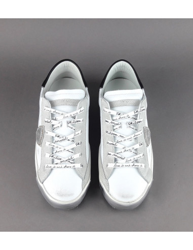 Philippe Model --- Sneakers Uomo Paris x Pelle Bianco