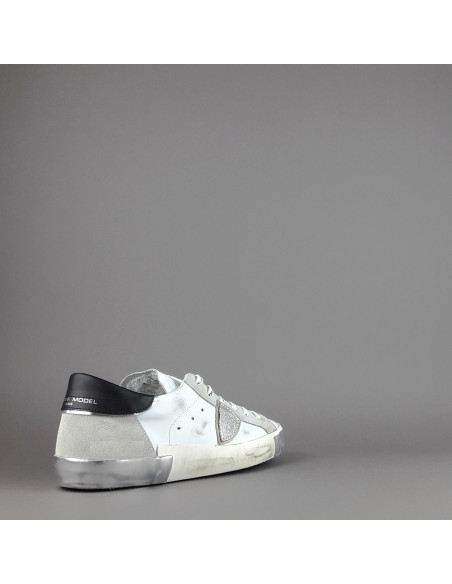 Philippe Model --- Sneakers Uomo Paris x Pelle Bianco