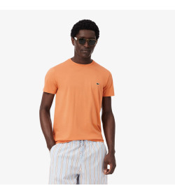 Lacoste --- T-Shirt Cotone Pima Arancio