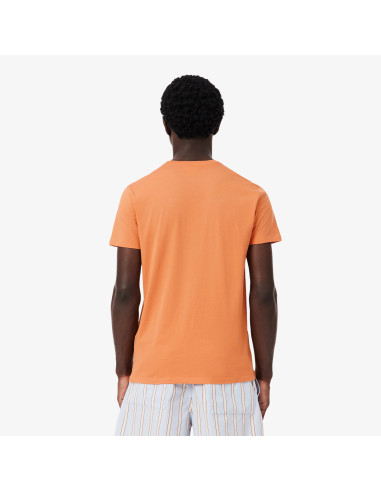 Lacoste --- T-Shirt Cotone Pima Arancio