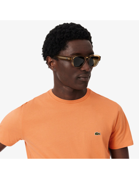Lacoste --- T-Shirt Cotone Pima Arancio