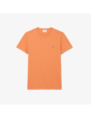 Lacoste --- T-Shirt Cotone Pima Arancio